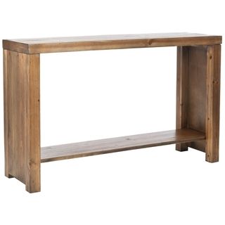Stamford Reclamined Wood Finish Console Table