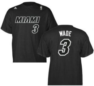 Dwayne Wade Miami Heat 3rd Jersey Black Name and Number T