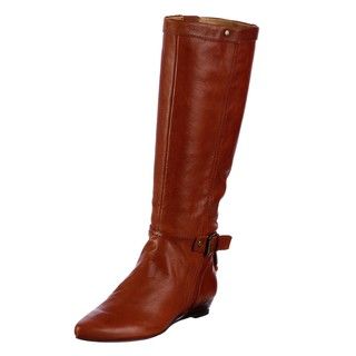 Nine West Womens Breyona Medium Natural Leather Boots FINAL SALE