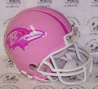 Baltimore Ravens   Riddell Pink Mini Helmet Sports