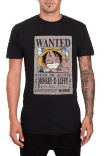 One Piece Wanted Monkey D. Luffy T Shirt Clothing