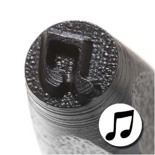 Beadaholique Solid Eighth Note 6mm Punch Stamp for Metal Today $8.83
