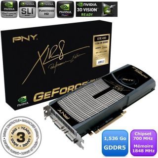 PNY GeForce GTX 480 1536Mo GDDR5   Achat / Vente CARTE GRAPHIQUE PNY