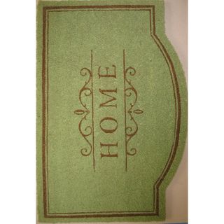 Cocoa Matting Home Green Door Mat (22 x 34)