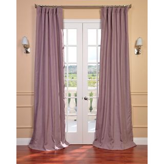 Mauve Linen Blend Curtain Panel