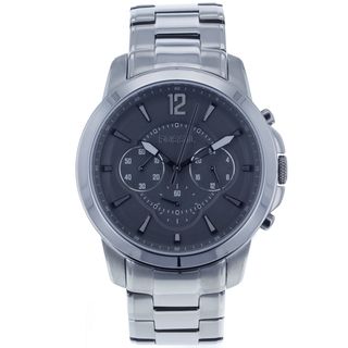 Fossil Mens Grant Plated Stainless Steel Chronograph Watch