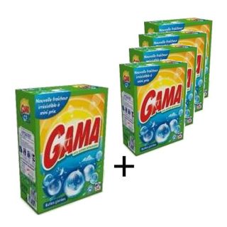 PACK GAMA POUDRE 54 DOSES BULLES GIVREES X5   Achat / Vente LESSIVE