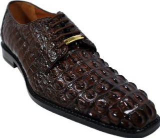 Marro Brown All Over Genuine Hornback Nile Crocodile Shoes Shoes