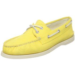  Sperry Top Sider Womens AO Boat Shoe,Yellow,11 M US Shoes