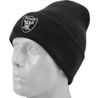 NFL End Zone Cuffed Knit Hat   K010Z, Oakland Raiders, One