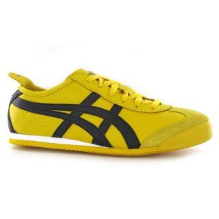  Onitsuka Tiger Mexico 66 Yellow Black Womens Trainers Shoes