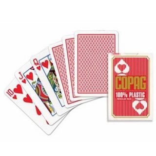 54 cartes   Jeux de Poker   Couleur  Rouge   Faces des cartes