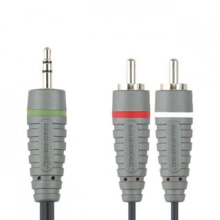 Câble Audio Stéréo Jack 3.5mm M 2RCA M 5M00   Achat / Vente CABLE