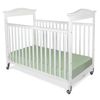 Foundations Biltmore Compact Fixed Side Clearview Crib in White