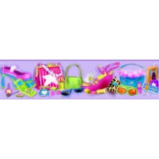 Accessorize Shoes and Purses Wall Borders For Girls Home