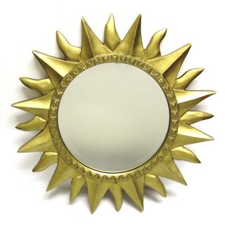 Starburst Gold Framed Mirror