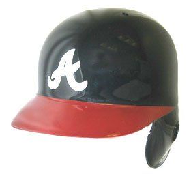 Atlanta Braves Official Batting Helmet   Left Flap Sports