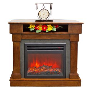 Lifesmart 3 in 1 Media Center Infrared Fireplace with Remote