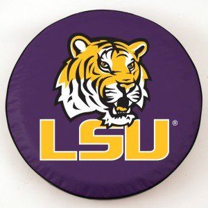 LSU Tigers Purple Tire Cover, Large