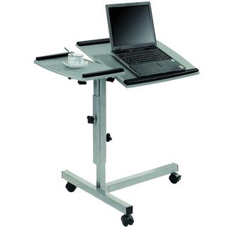Mobile Laptop Computer Stand with Split Top