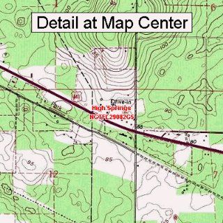USGS Topographic Quadrangle Map   High Springs, Florida