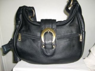 Womens Handbag Locking Gun Bag Purse Genuine Leather / Black: Shoes