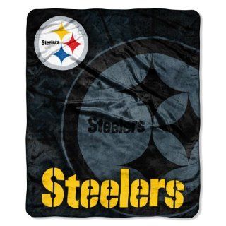 NFL Pittsburgh Steelers Raschel Plush Throw Blanket, Roll