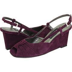 Vaneli Hilleke Purple Suede Sandals