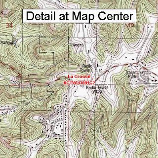 USGS Topographic Quadrangle Map   La Crosse, Wisconsin