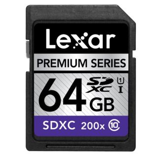 Carte Premium SDXC Lexar 64go   UHS I card   Haute performance   Class
