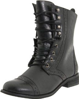  2 Lips Too Womens Too Liberty Ankle Boot,Black,6.5 M US Shoes