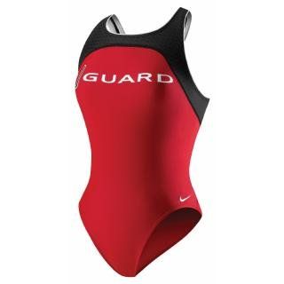 Nike Swim Womens Lifeguard Power Back Tank Swimsuit
