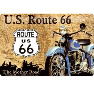 Route 66 Moto   Achat / Vente TABLEAU   POSTER Plaque métal Route 66