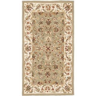 Hand hooked Chelsea Tabriz Sage/ Ivory Wool Runner (26 x 4) Today $