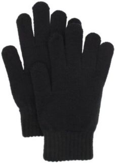 Touchpoint Womens Solid Touchpoint Glove, Black, One Size