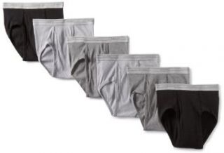 Hanes Mens 6 Pack Mid Rise Brief: Clothing