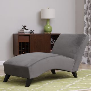 Bella Charcoal Grey Chaise