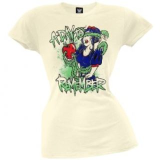 A Day To Remember   Bad Apple Juniors T Shirt Clothing