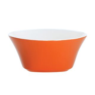 Rachael Ray Round and Square 4 piece Tangerine Cereal Bowl