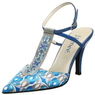 J. Renee Womens Fancy Pump,Blue Multi,7.5 M Shoes