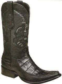 CUADRA Mens Caiman Belly Boot Shoes