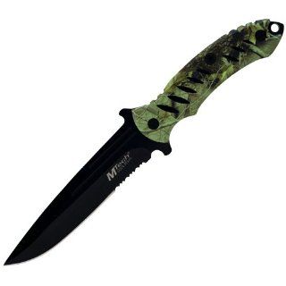 M tech Full Tang Camo Survival Knife (10.375 Inch) Sports