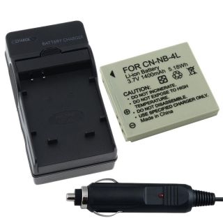 Battery/ Charger for Canon PowerShot SD600/ SD750/ SD630