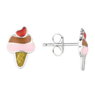Sterling Silver Enamel Ice Cream Cone Earrings Today $30.99 5.0 (5