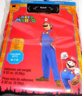 Super Mario   Mario Dress Up Costume (Medium 8) Clothing