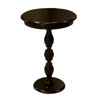 Spindle Black Side Table