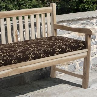 Clara 48 inch Outdoor Brown Bench Cushion Made with Sunbrella