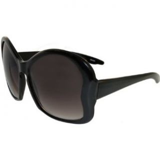 Butterfly Shaped Big Lenses Sunglasses, in Black Clothing