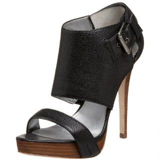 Womens Downey2 Wide Banded Platform Sandal,Black,6 M US Shoes