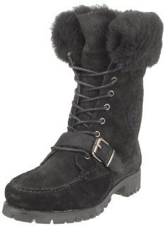  Lauren Ralph Lauren Womens Zabby Boot,Black/Black,10 B US: Shoes